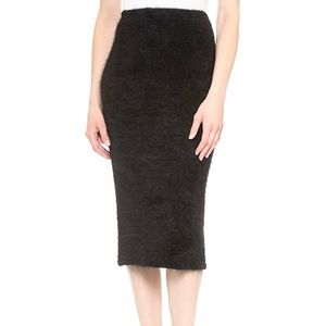 Helmut Lang Angora Pencil Skirt